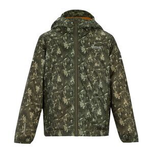 Regatta Childrens/Kids Lever II Line Camo Waterproof Jacket / Light Sage